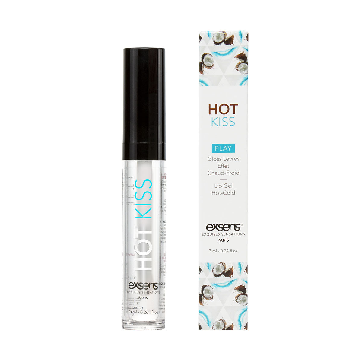 Exsens Hot Kiss Arousal Lip Gloss 7ml - Coconut