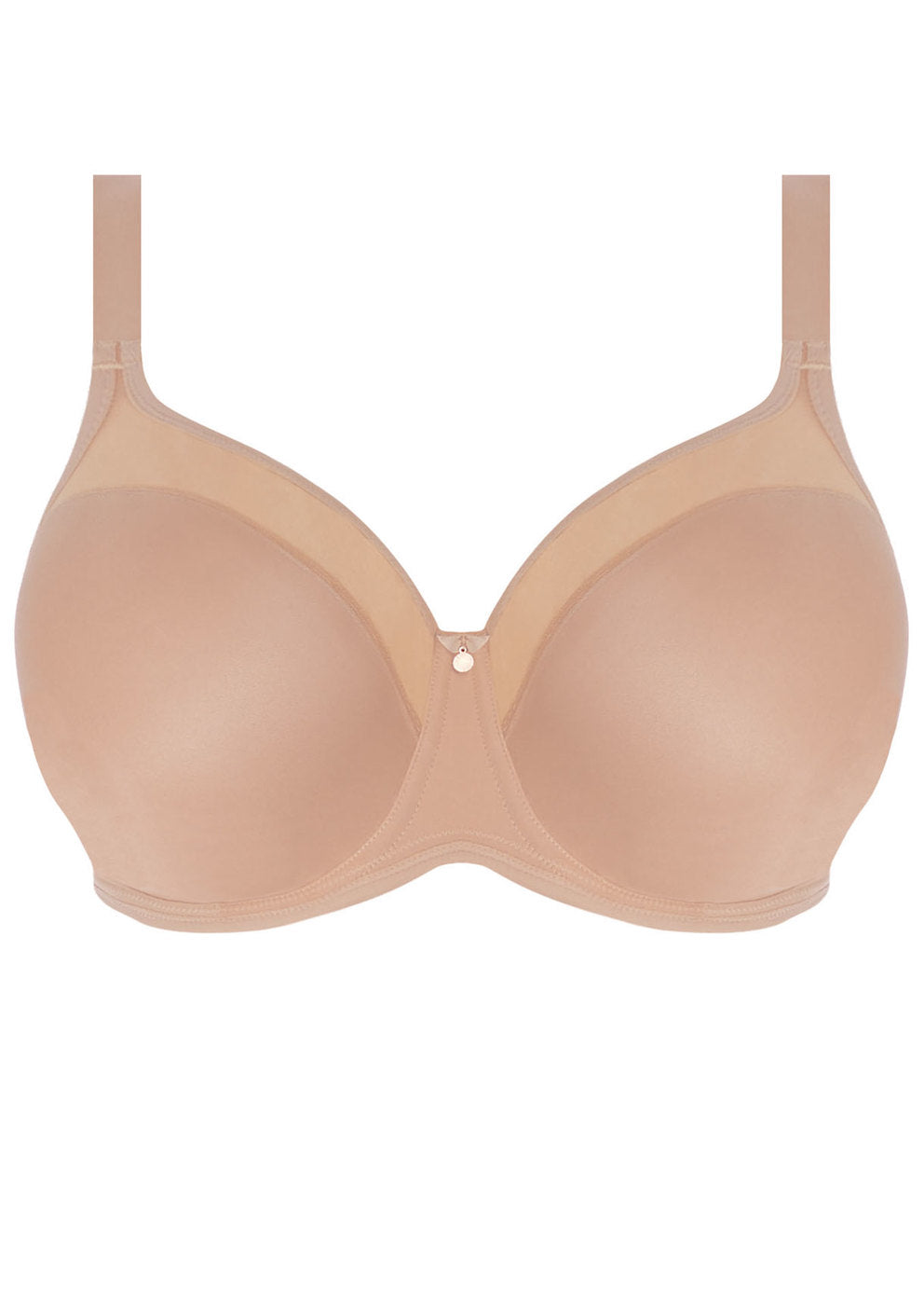 product view of Elomi Smooth Molded Non-Padded Underwire Bra in sahara