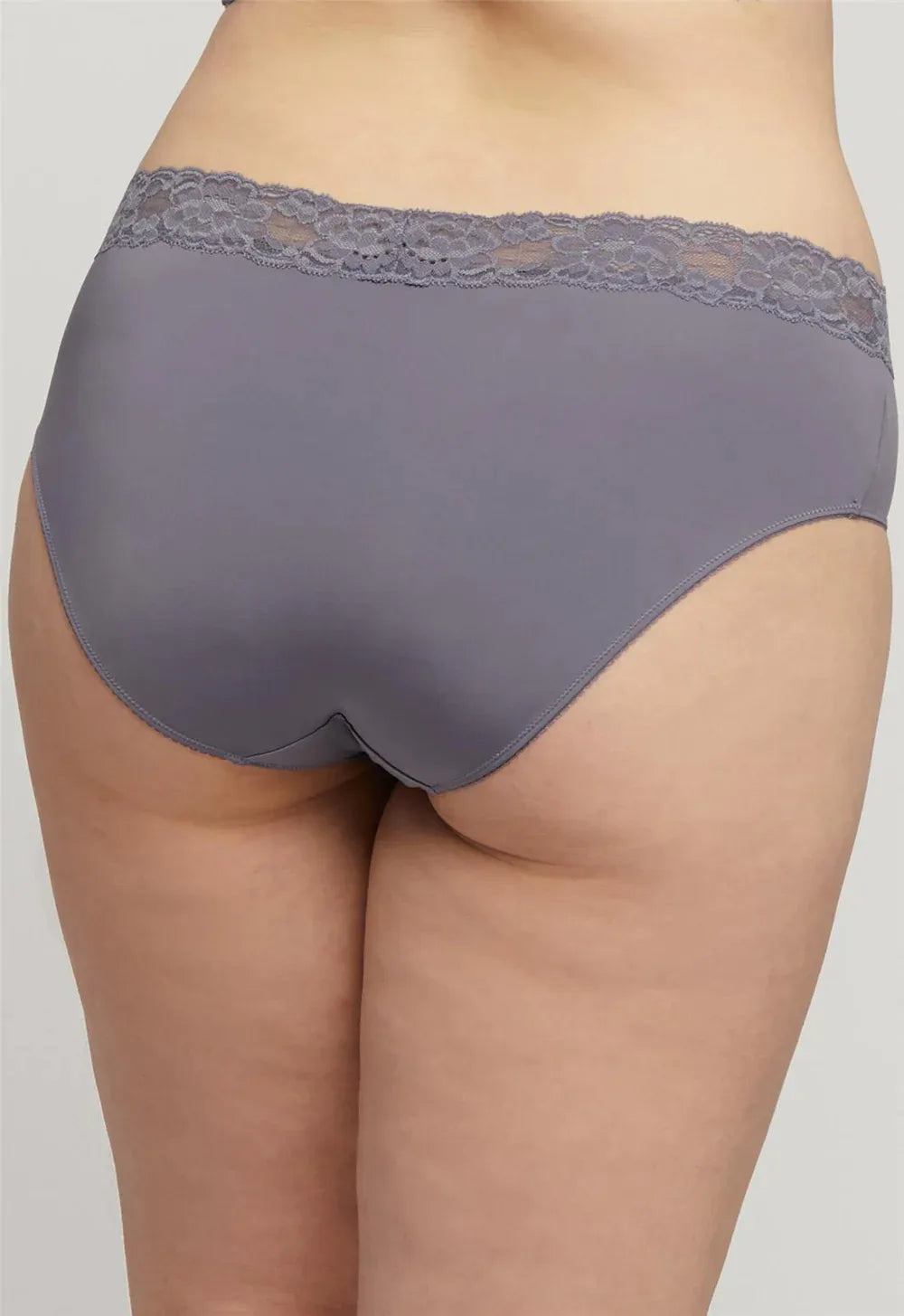 Essential Cotton brief with lace band panty at Belle Lacet Lingerie