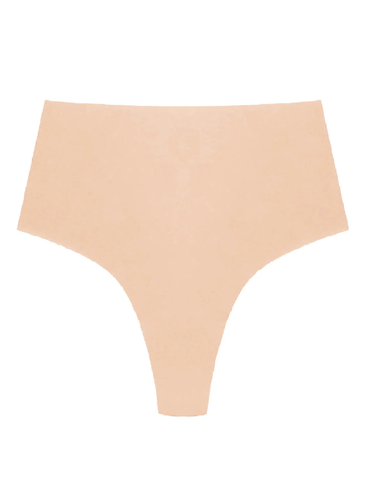 Seamless, Organic, Cotton High-Rise Thong at Belle Lacet Lingerie