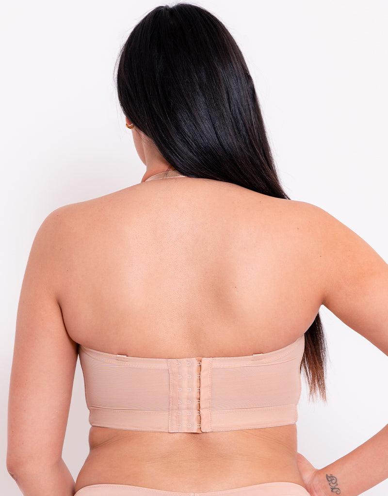 Back view of Hey Girls SuperPlunge Strapless Bra from Curvy Kate