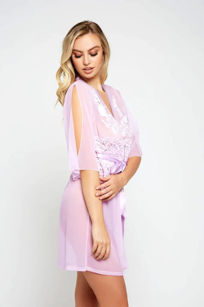 iCollection Morning Glory Robe at Belle Lacet Lingerie