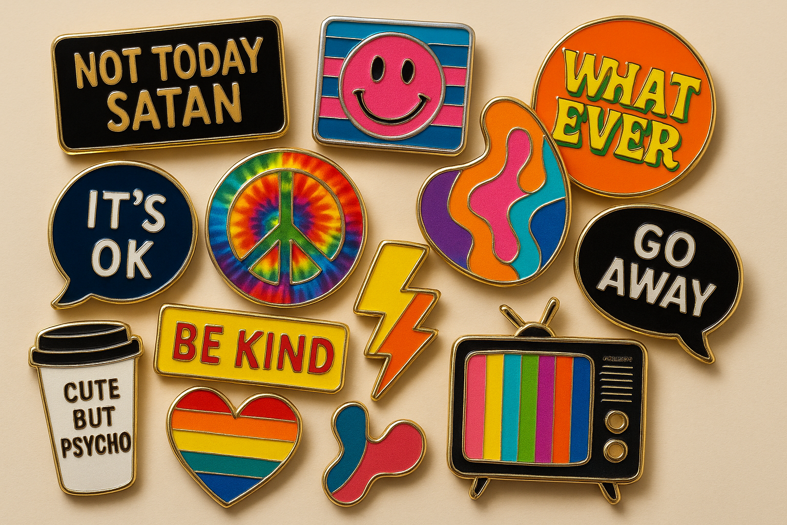 Enamel Pins | Cute, Collectible & Aesthetic Lapel Pins