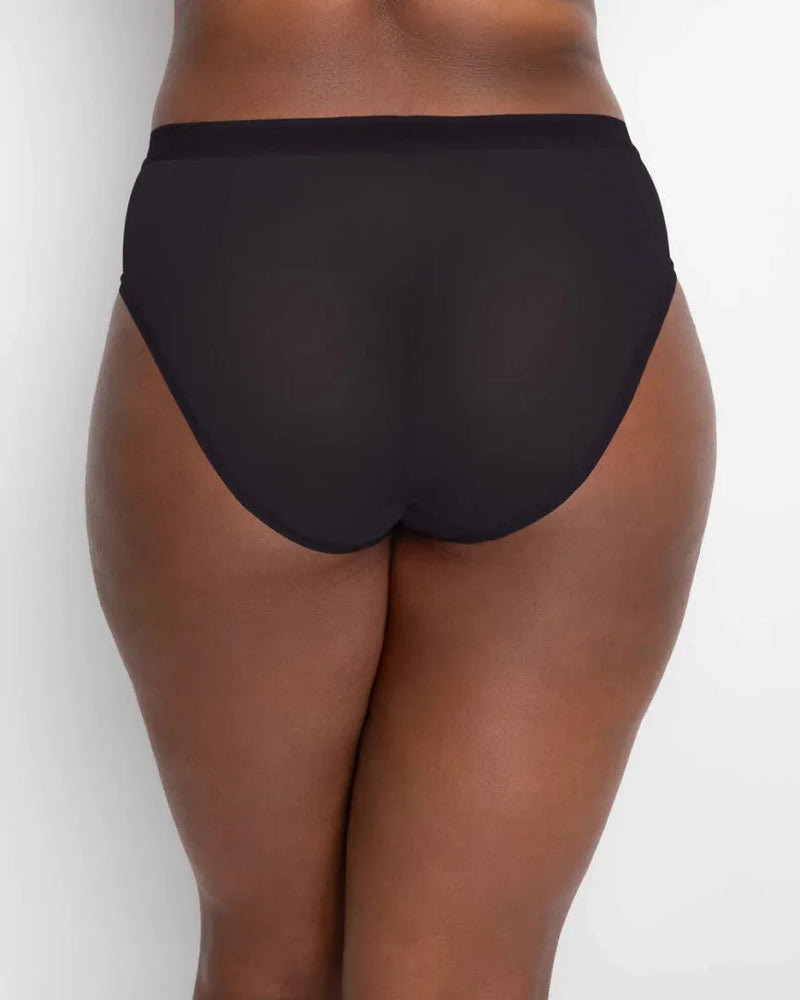 Sheer Mesh High Cut Brief-Belle Lacet Lingerie