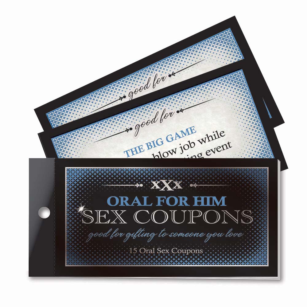 Oral Adventures For Him Sex Coupons-Belle Lacet Lingerie