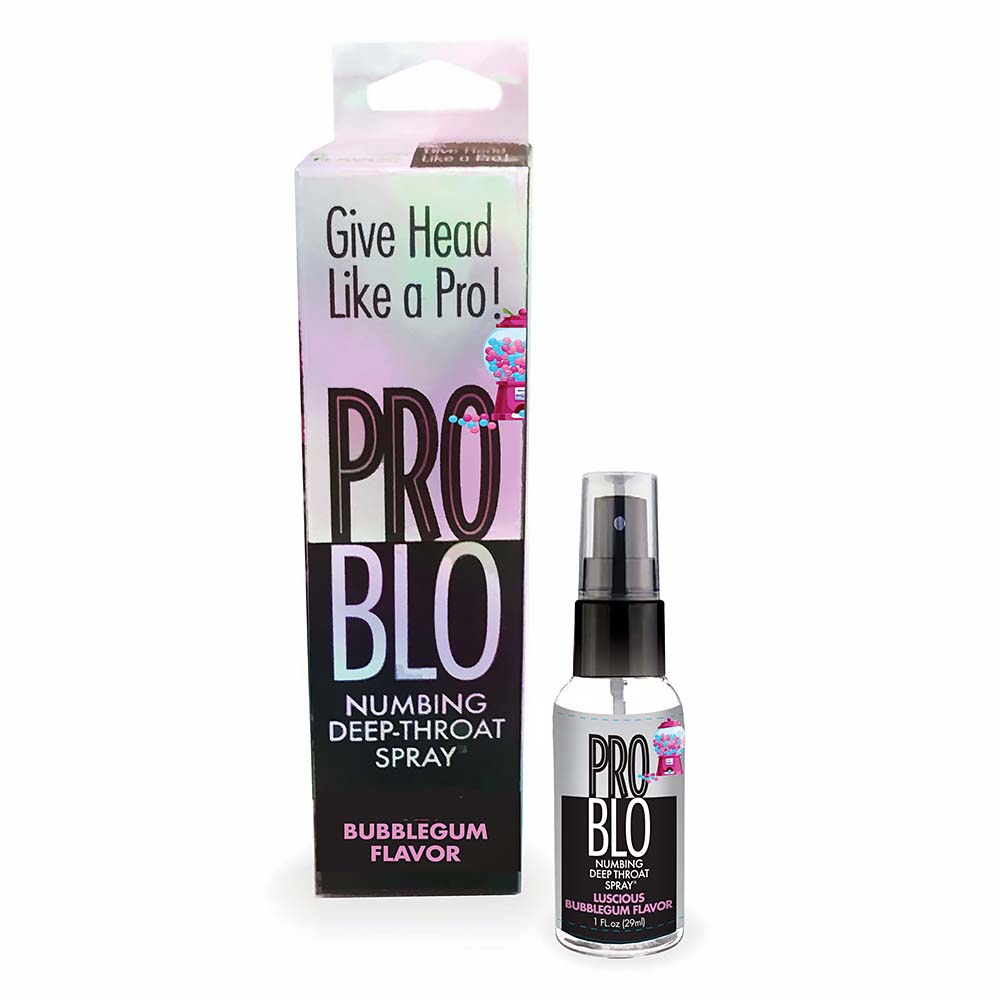 Pro Blo Deep Throat Spray Bubblegum 1oz-Belle Lacet Lingerie