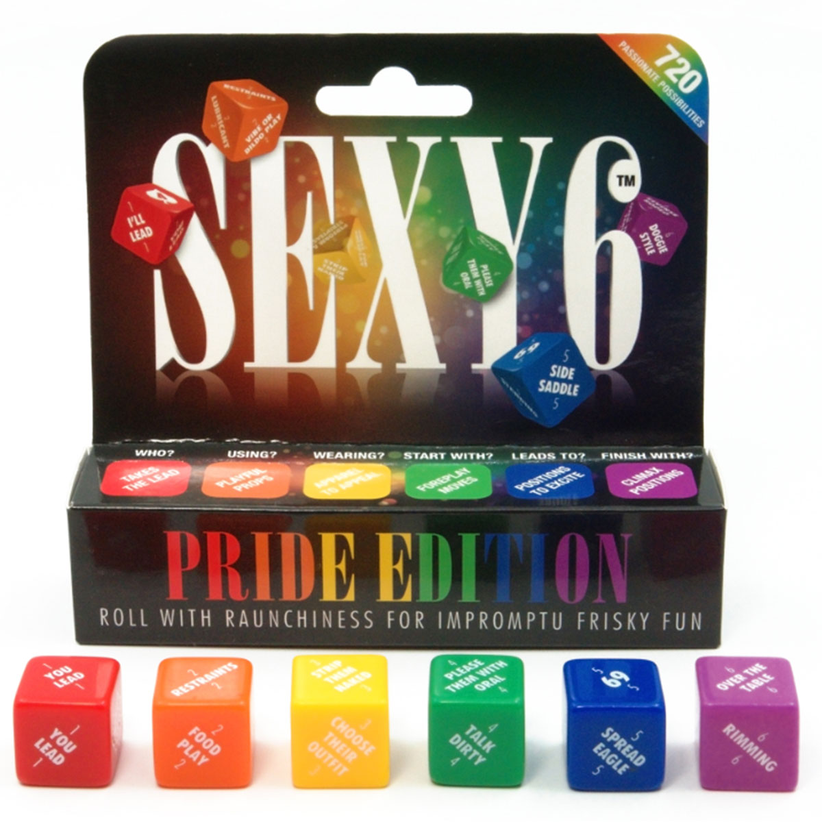 Sexy 6 PRIDE Dice Game-Belle Lacet Lingerie