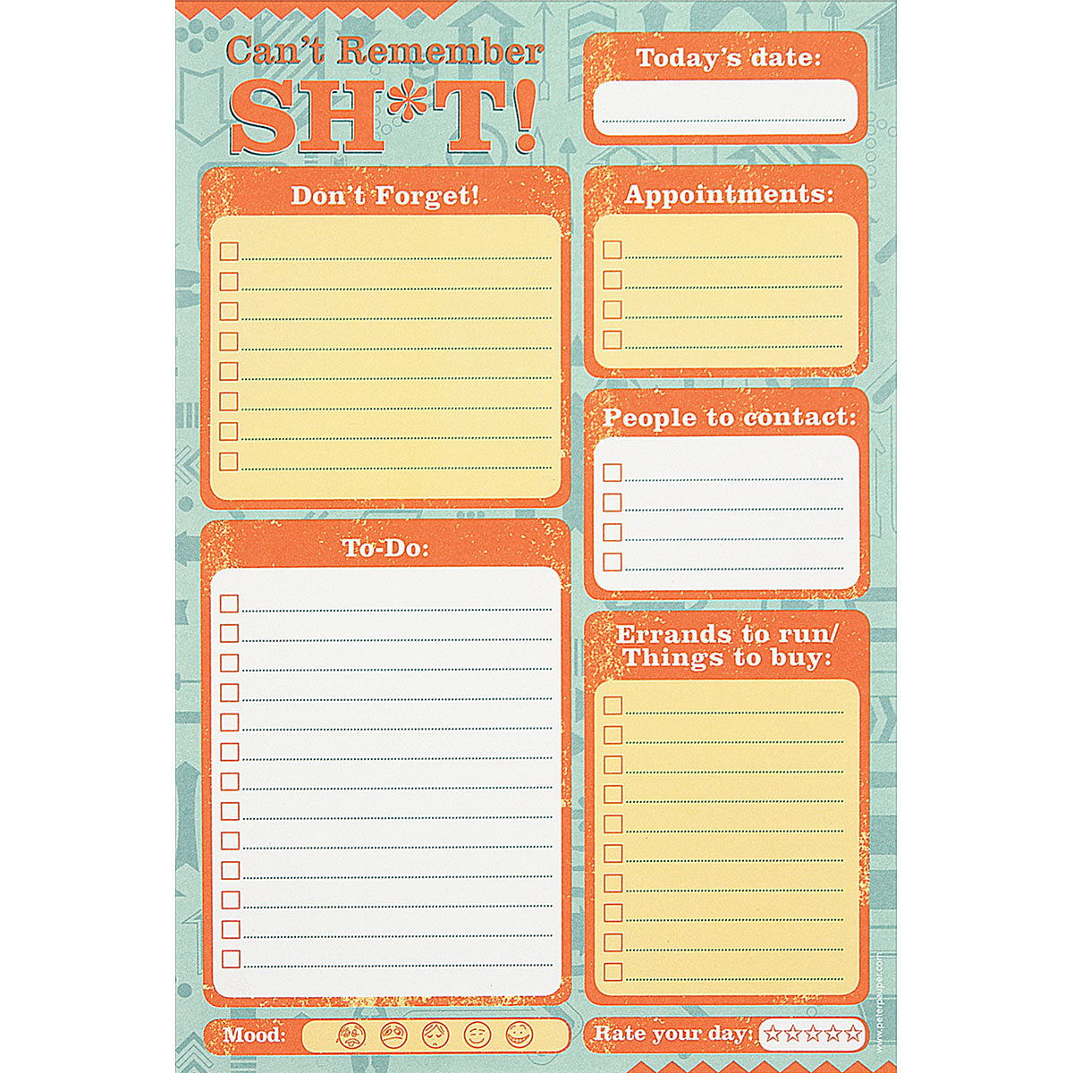 Can't Remember Shit Note Pad-Belle Lacet Lingerie