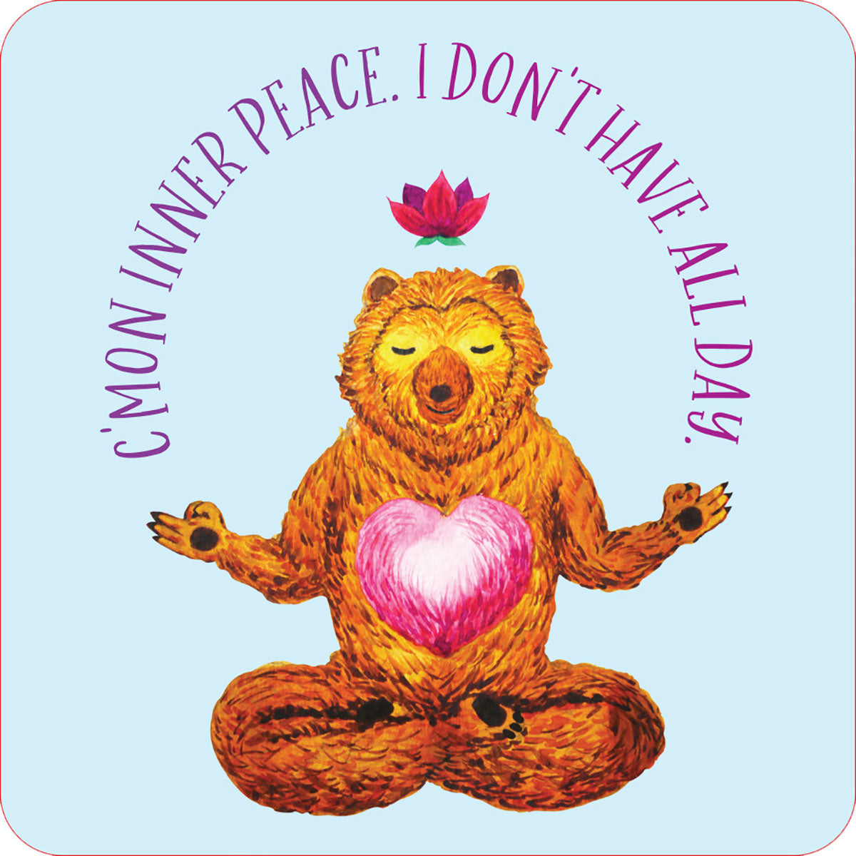 Inner F*cking Peace Cards (Set of 60)-Belle Lacet Lingerie