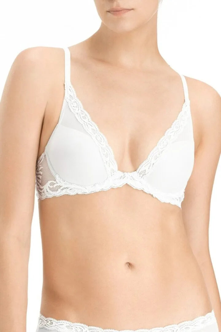 Feathers Contour Plunge Bra from Natori at Belle Lacet Lingerie