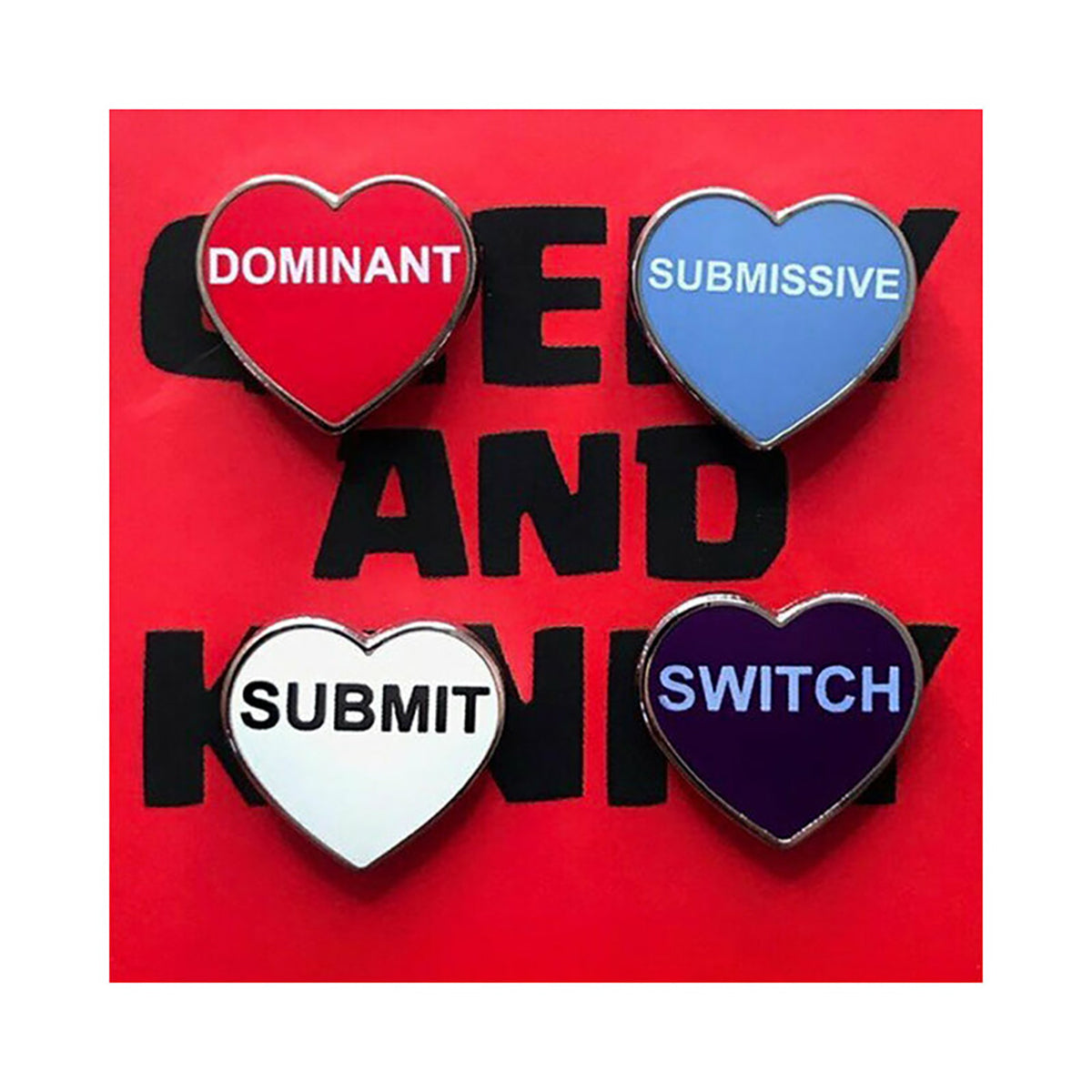 G&K Kinky Hearts Series 5 Enamel Pins