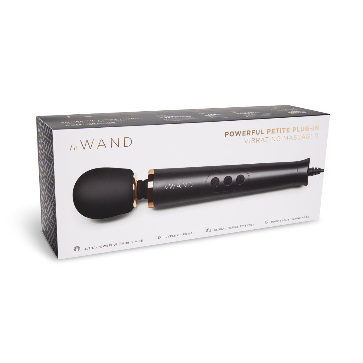Le Wand Powerful Petite Plug-In- Black-Belle Lacet Lingerie Le Wand Powerful Petite Plug-In- Black-Belle Lacet Lingerie