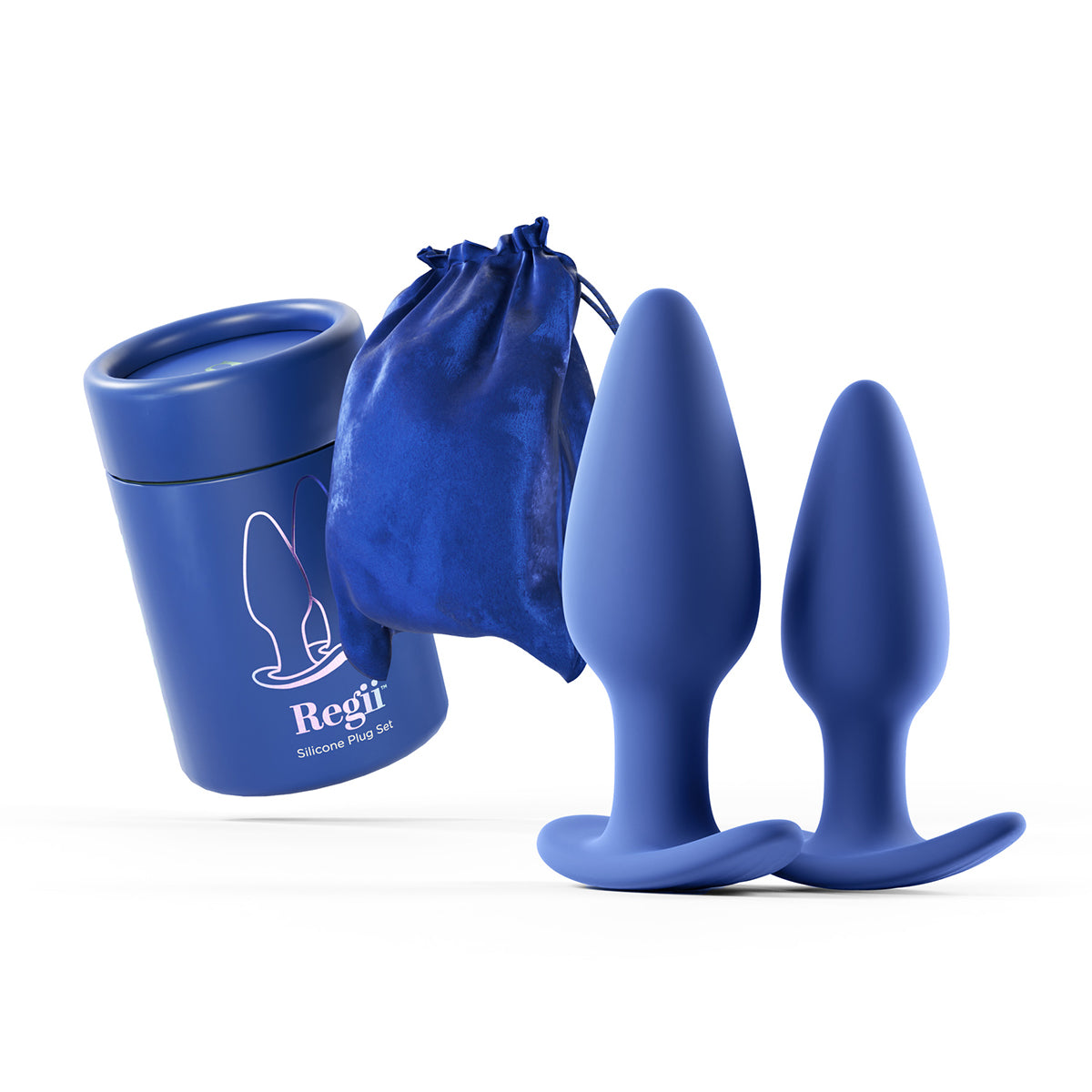 Biird Regii 2-Piece Anal Plug Set Blue-Belle Lacet Lingerie Biird Regii 2-Piece Anal Plug Set Blue-Belle Lacet Lingerie