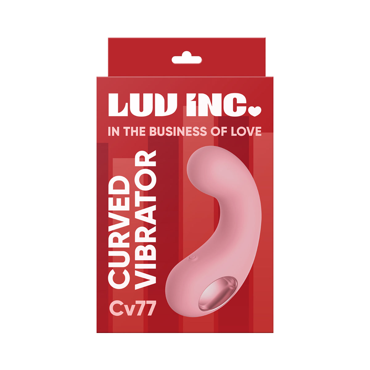 Luv Inc Cv77: Curved Vibrator - Light Pink-Belle Lacet Lingerie Luv Inc Cv77: Curved Vibrator - Light Pink-Belle Lacet Lingerie