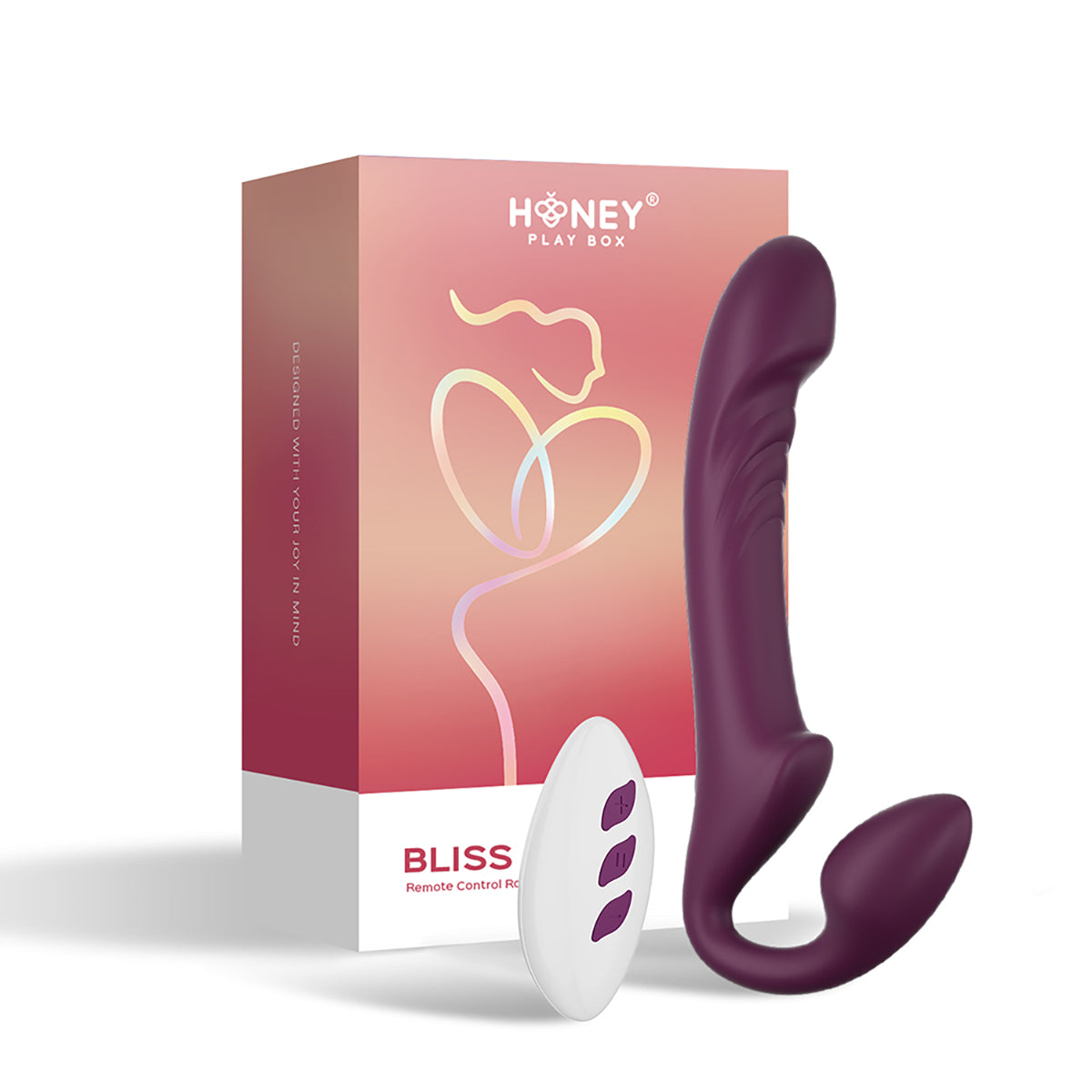 Honey Play Box Bliss Rotating Head Strapless Strap-On