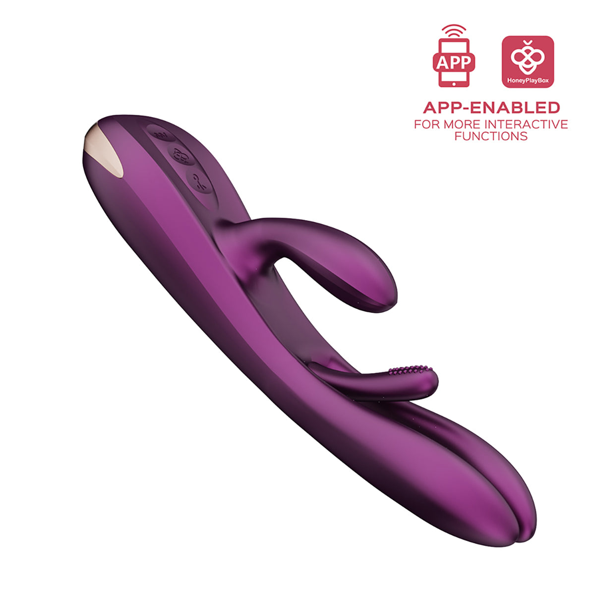 Honey Play Box Terri App-Controlled Kinky Finger Tapping Rabbit Vibrator-Belle Lacet Lingerie Honey Play Box Terri App-Controlled Kinky Finger Tapping Rabbit Vibrator-Belle Lacet Lingerie
