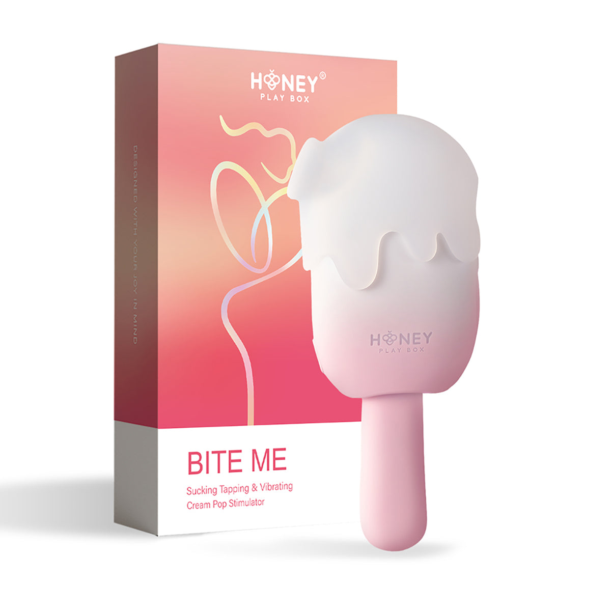 Honey Play Box Bite Me Sucking Tapping & Vibrating Cream Pop Stimulator-Belle Lacet Lingerie Honey Play Box Bite Me Sucking Tapping & Vibrating Cream Pop Stimulator-Belle Lacet Lingerie