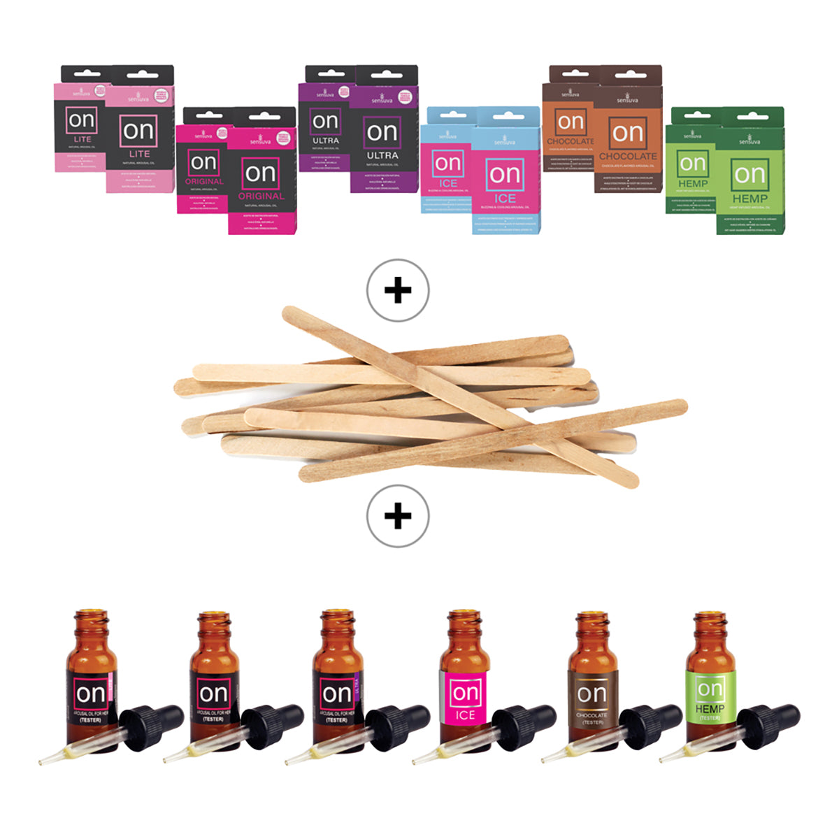 On Arousal Oil Assorted 12pc/Test/Stick Refills