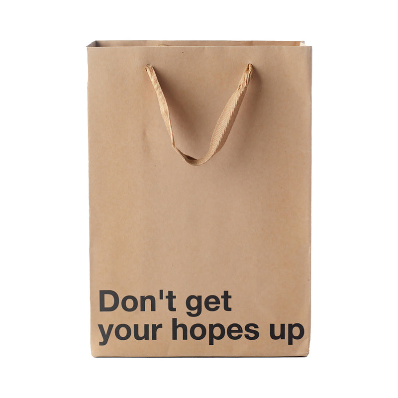 Snarky Gift Bags Don't Get Your Hopes Up 3pk-Belle Lacet Lingerie