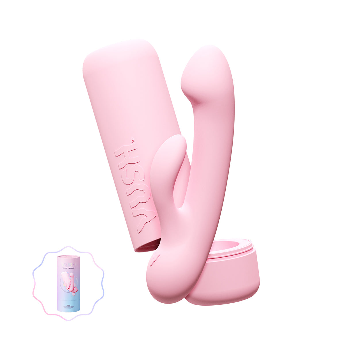 VUSH Glow Rabbit Vibrator-Belle Lacet Lingerie VUSH Glow Rabbit Vibrator-Belle Lacet Lingerie