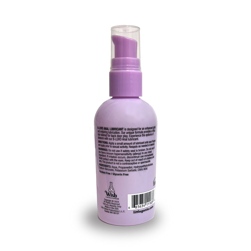B-Luvd Anal Lube 4oz-Belle Lacet Lingerie B-Luvd Anal Lube 4oz-Belle Lacet Lingerie