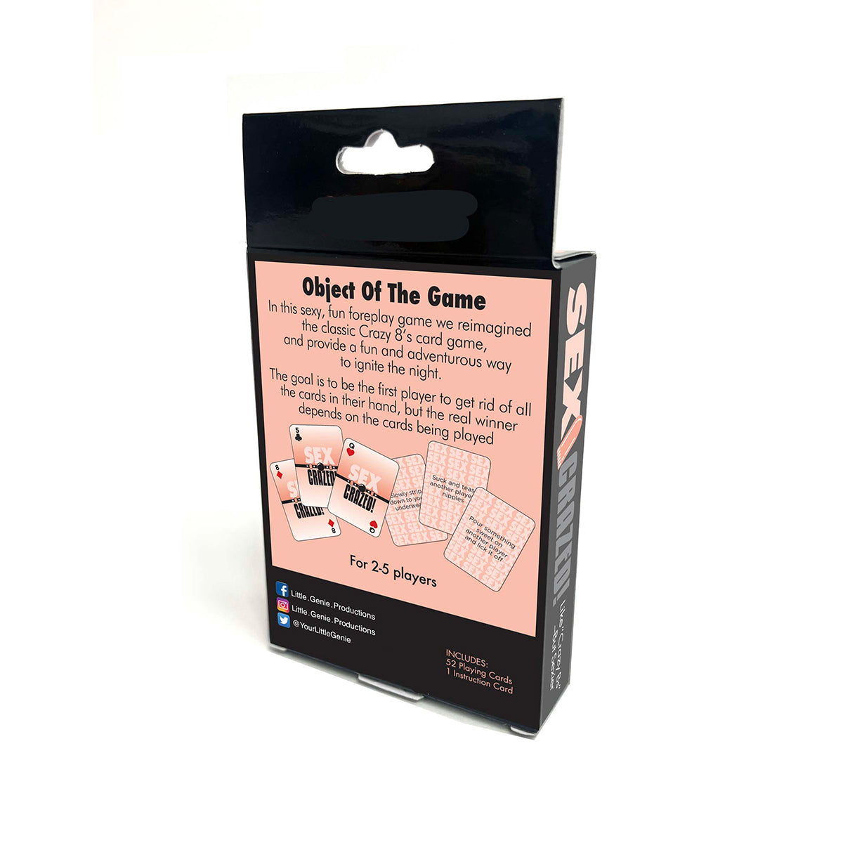 Sex Crazed Card Game-Belle Lacet Lingerie Sex Crazed Card Game-Belle Lacet Lingerie