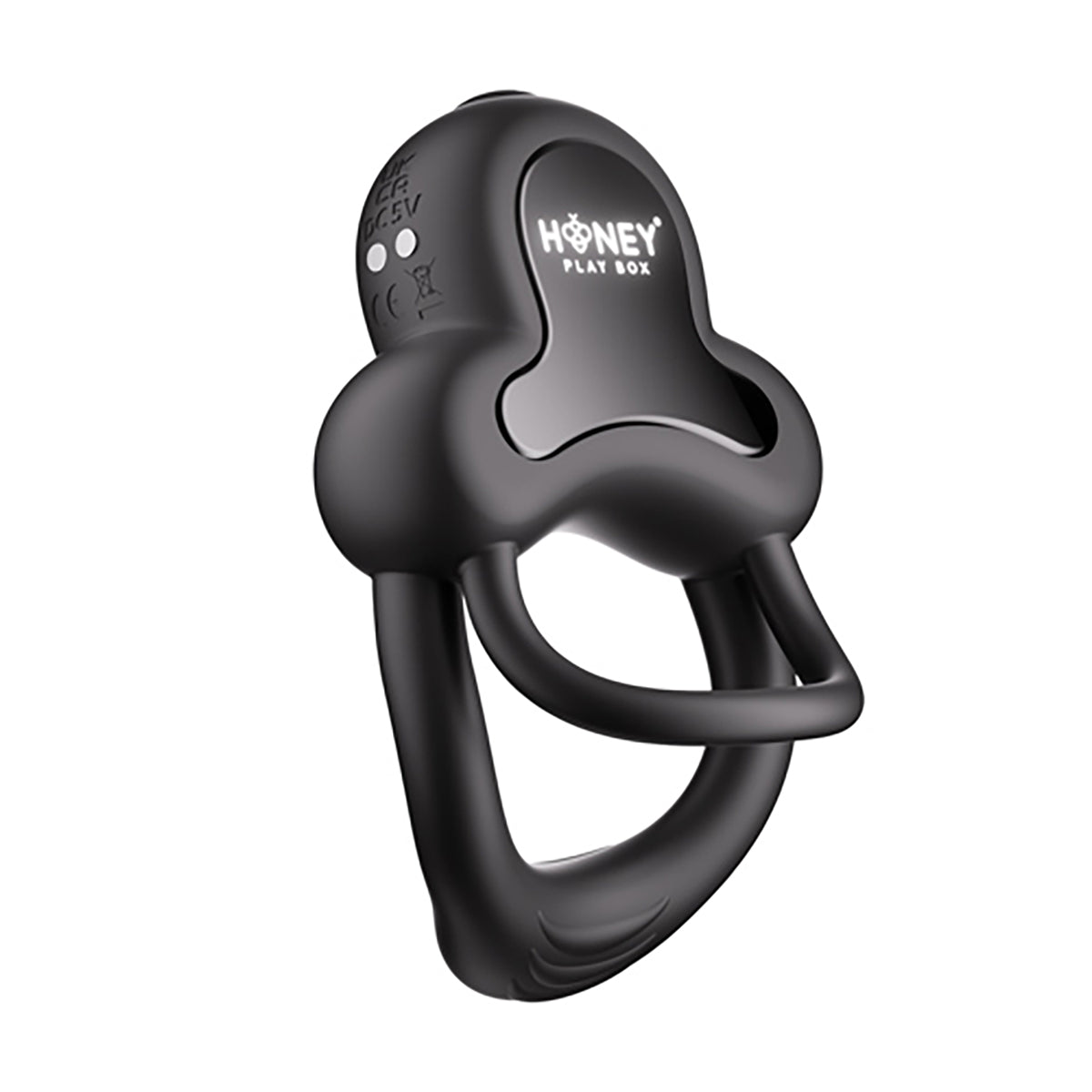 Honey Play Box Anello App-Controlled Vibrating Double Cock Ring with Clitoral Stimulator Black-Belle Lacet Lingerie Honey Play Box Anello App-Controlled Vibrating Double Cock Ring with Clitoral Stimulator Black-Belle Lacet Lingerie