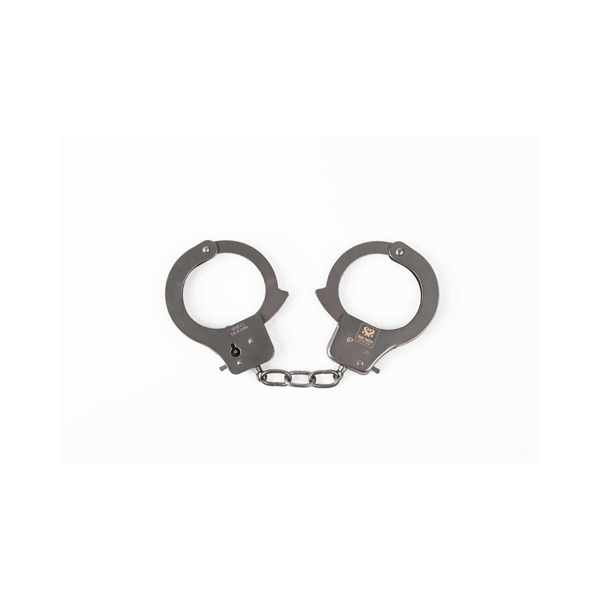 SEI MIO Secure and Begging for Amore Robust Metal Handcuffs-Belle Lacet Lingerie