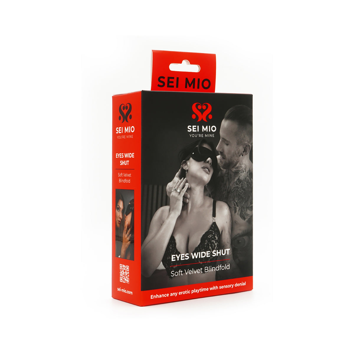 SEI MIO Eyes Wide Shut Soft Velvet Blindfold-Belle Lacet Lingerie