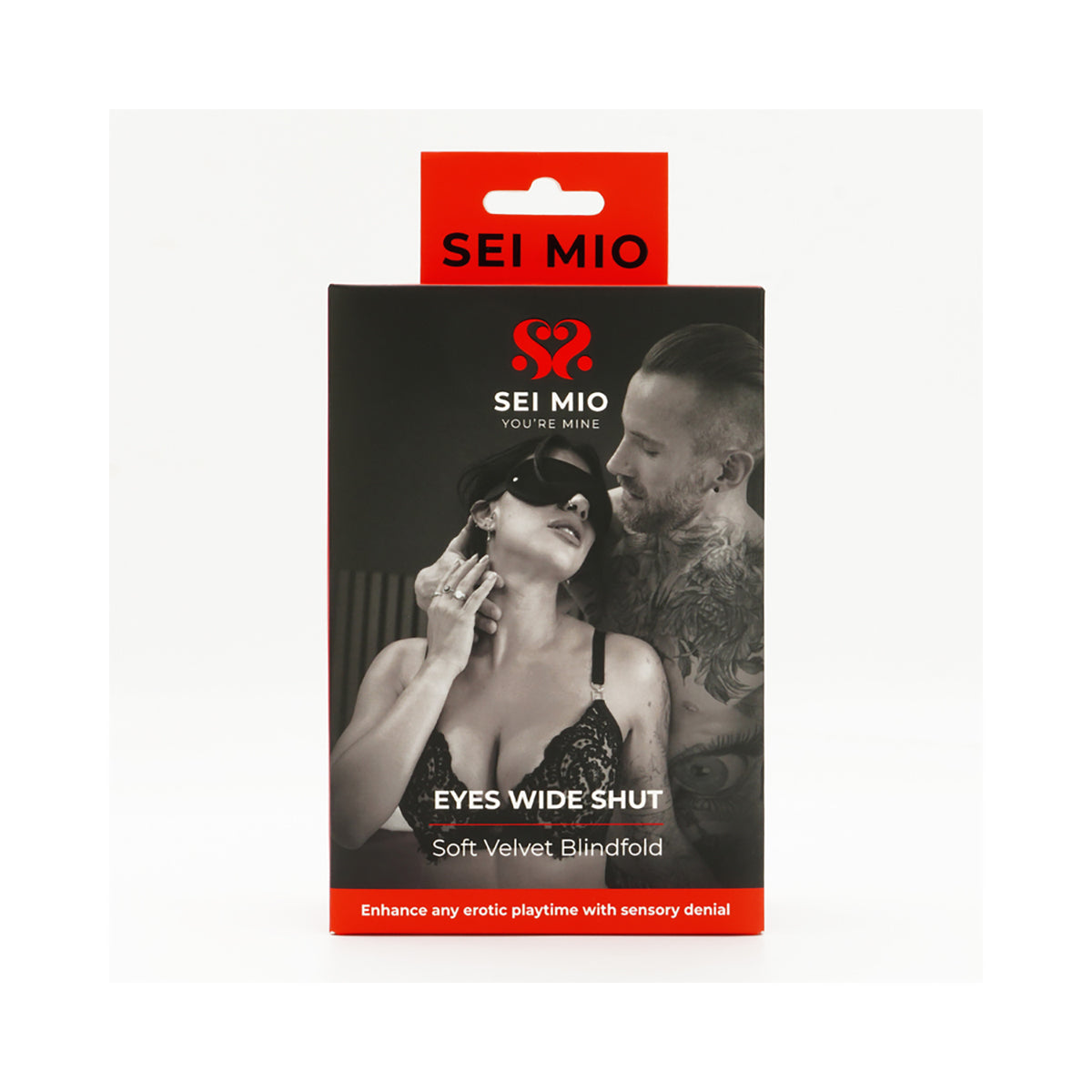 SEI MIO Eyes Wide Shut Soft Velvet Blindfold-Belle Lacet Lingerie