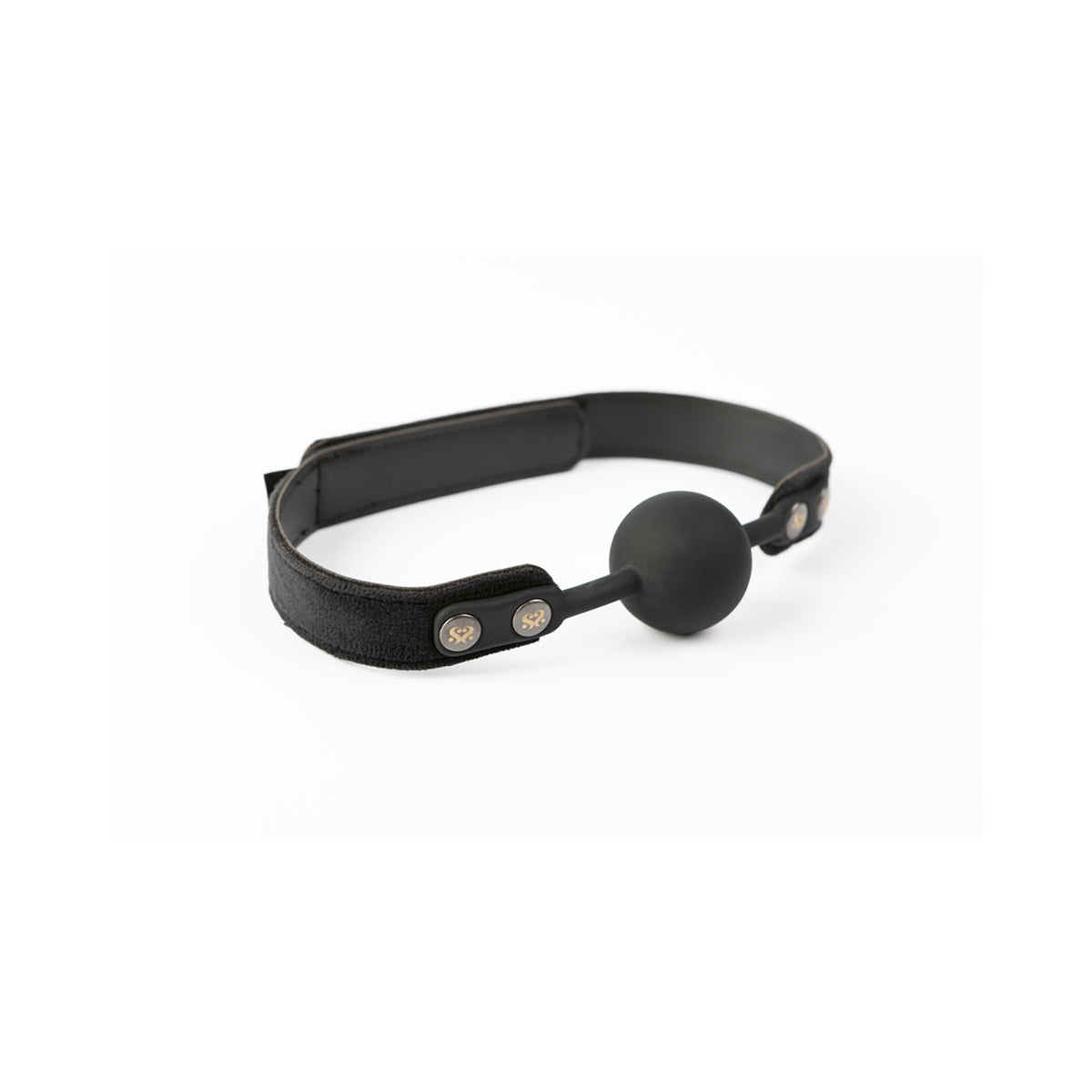 SEI MIO Strictly Come Quietly Soft Strap Silicone Ball Gag-Belle Lacet Lingerie