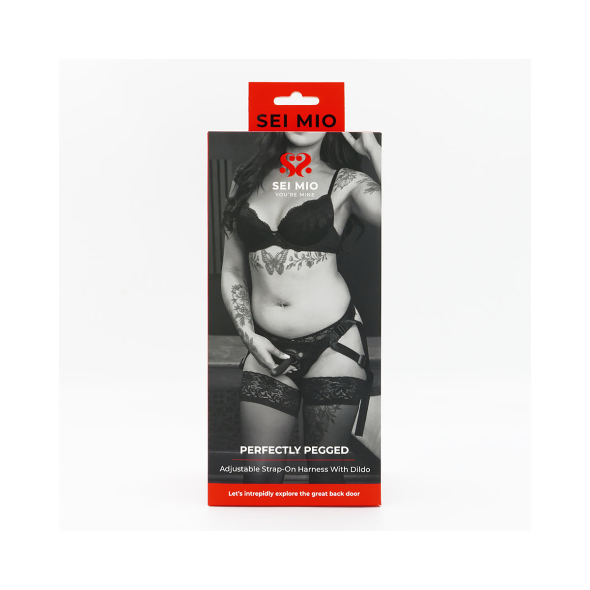 SEI MIO Ready Peg Go Beginners Strap-On Harness and 5 in. Dildo-Belle Lacet Lingerie