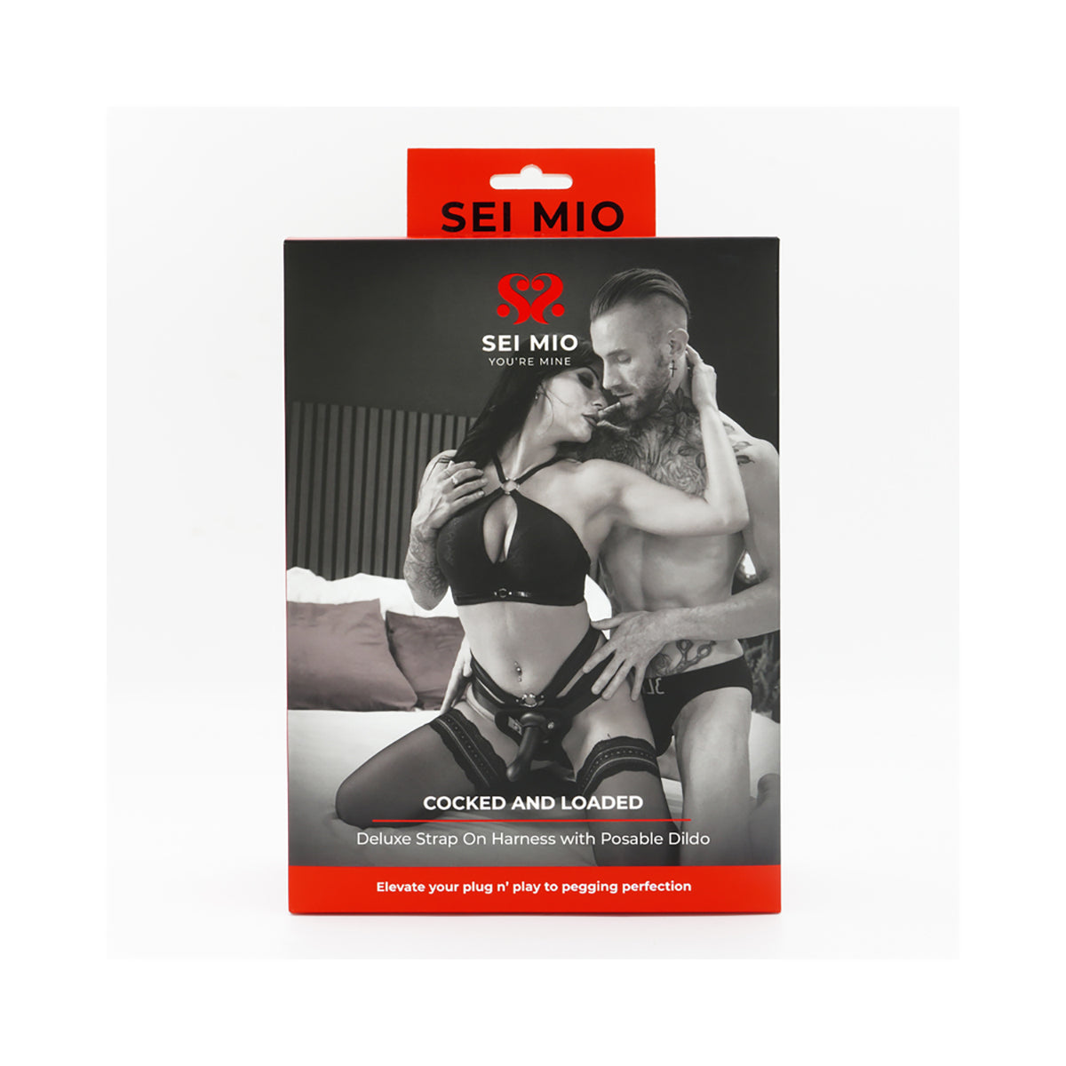 SEI MIO Perfectly Pegged Advanced Strap-On Harness and 6.5 in. Dildo-Belle Lacet Lingerie