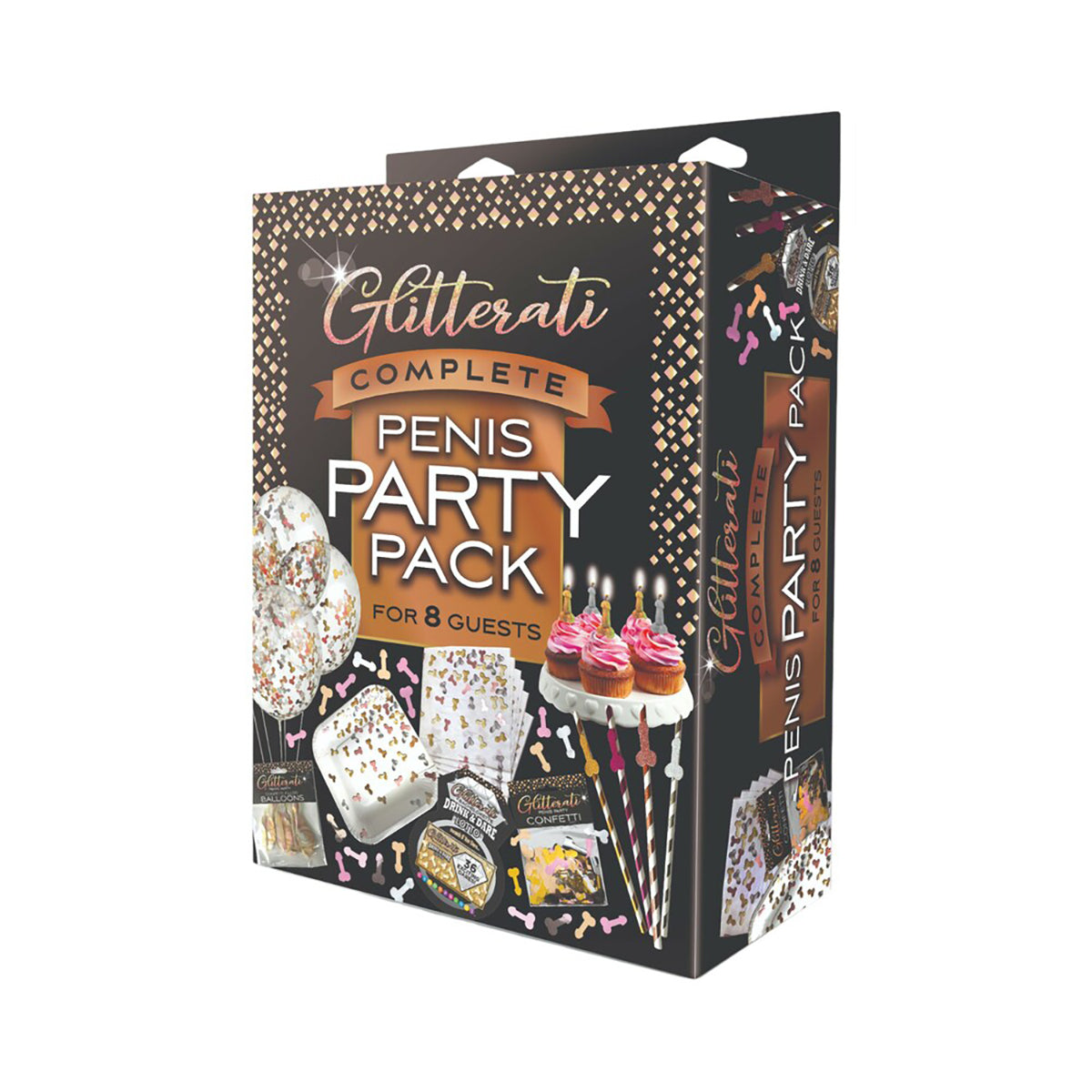 Glitterati Party Pack Penis-Belle Lacet Lingerie