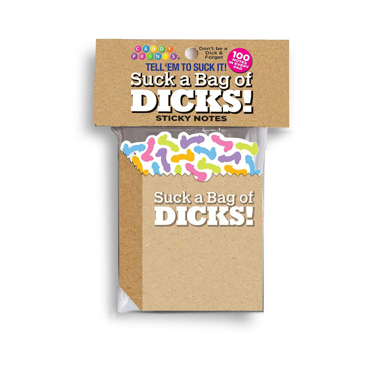 Suck a Bag of Dicks Sticky Notes-Belle Lacet Lingerie