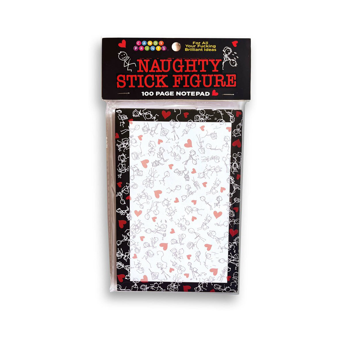 Naughty Stick Figure Notepad-Belle Lacet Lingerie