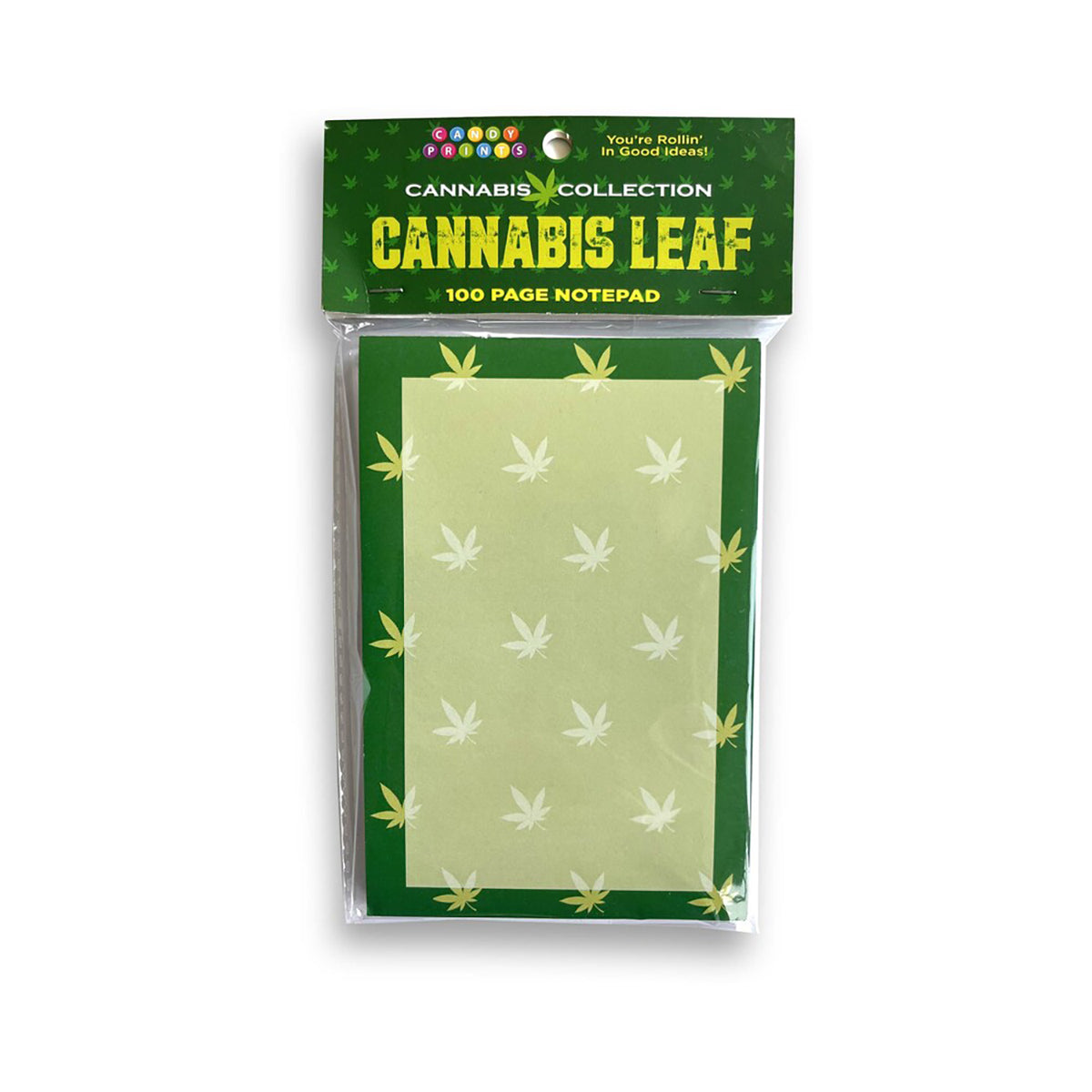 Cannabis Leaf Notepad-Belle Lacet Lingerie