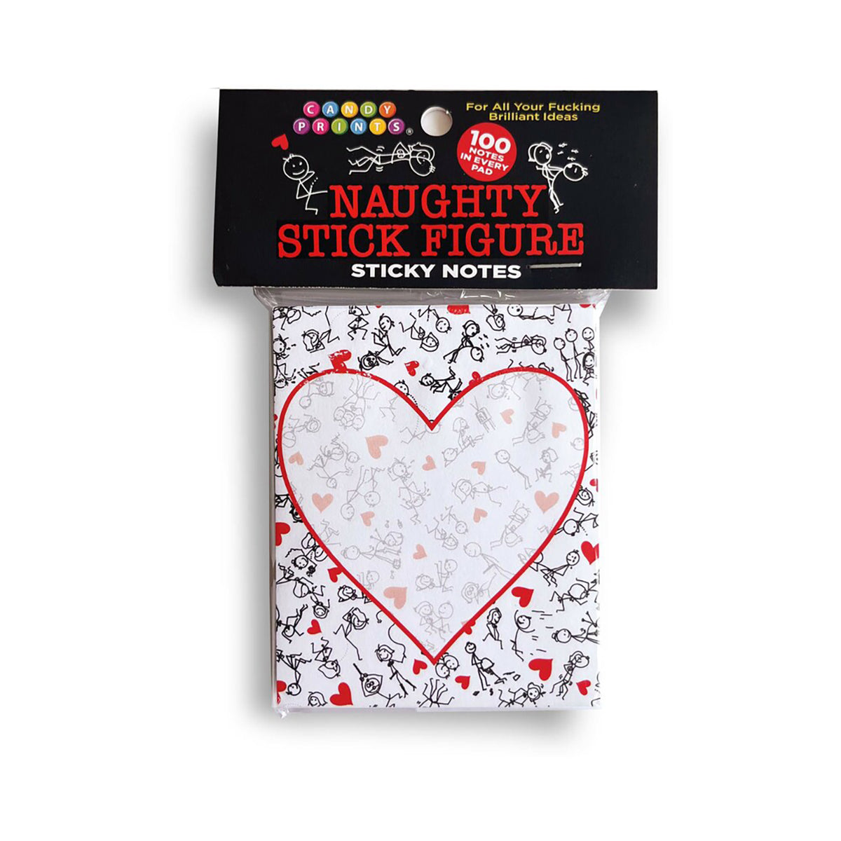 Naughty Stick Figure Sticky Notes-Belle Lacet Lingerie