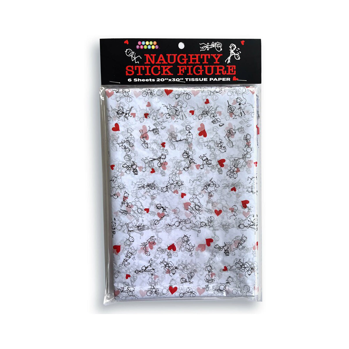 Naughty Stick Figure Tissue Paper-Belle Lacet Lingerie
