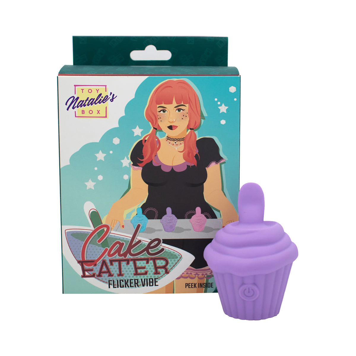 Like a Kitten Cake Eater Clit Flicker Stim Purple-Belle Lacet Lingerie