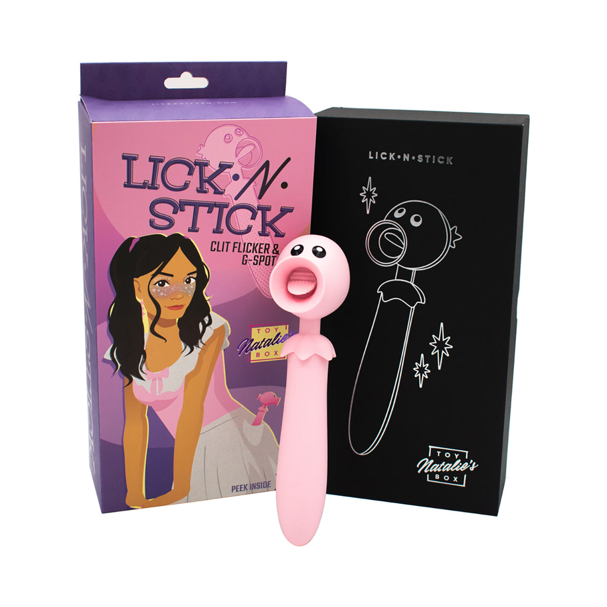 Like a Kitten Lick n Stick Clit Flicker & G-Spot Vibe-Belle Lacet Lingerie