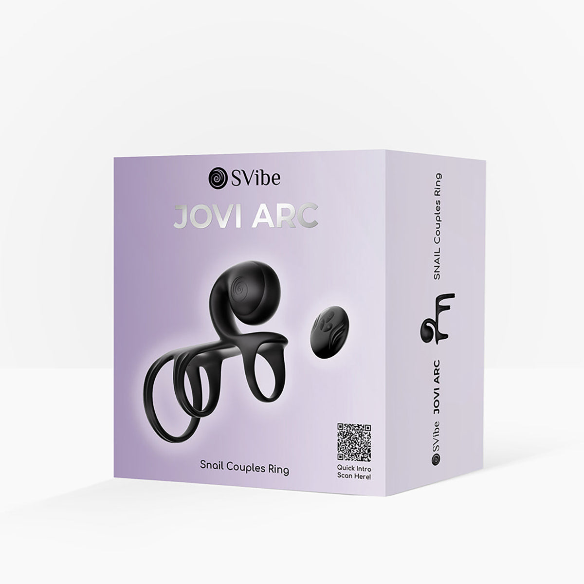 SVibe Snail JOVI Arc Couples Ring Noir