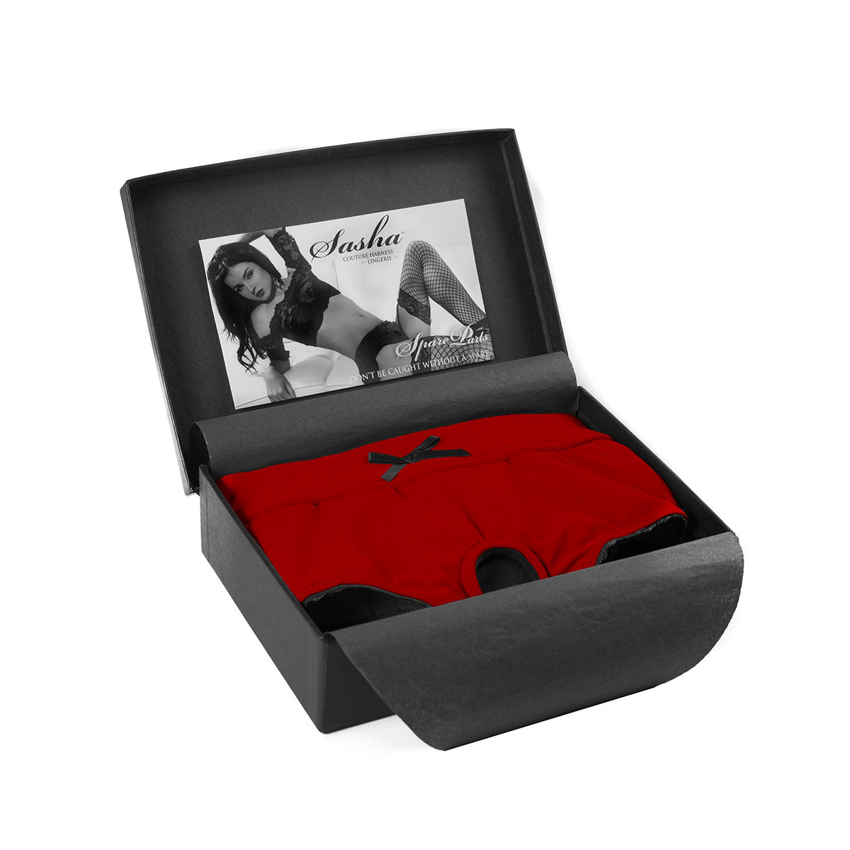 Spareparts Sasha Harness Nylon - Red/Black-Belle Lacet Lingerie