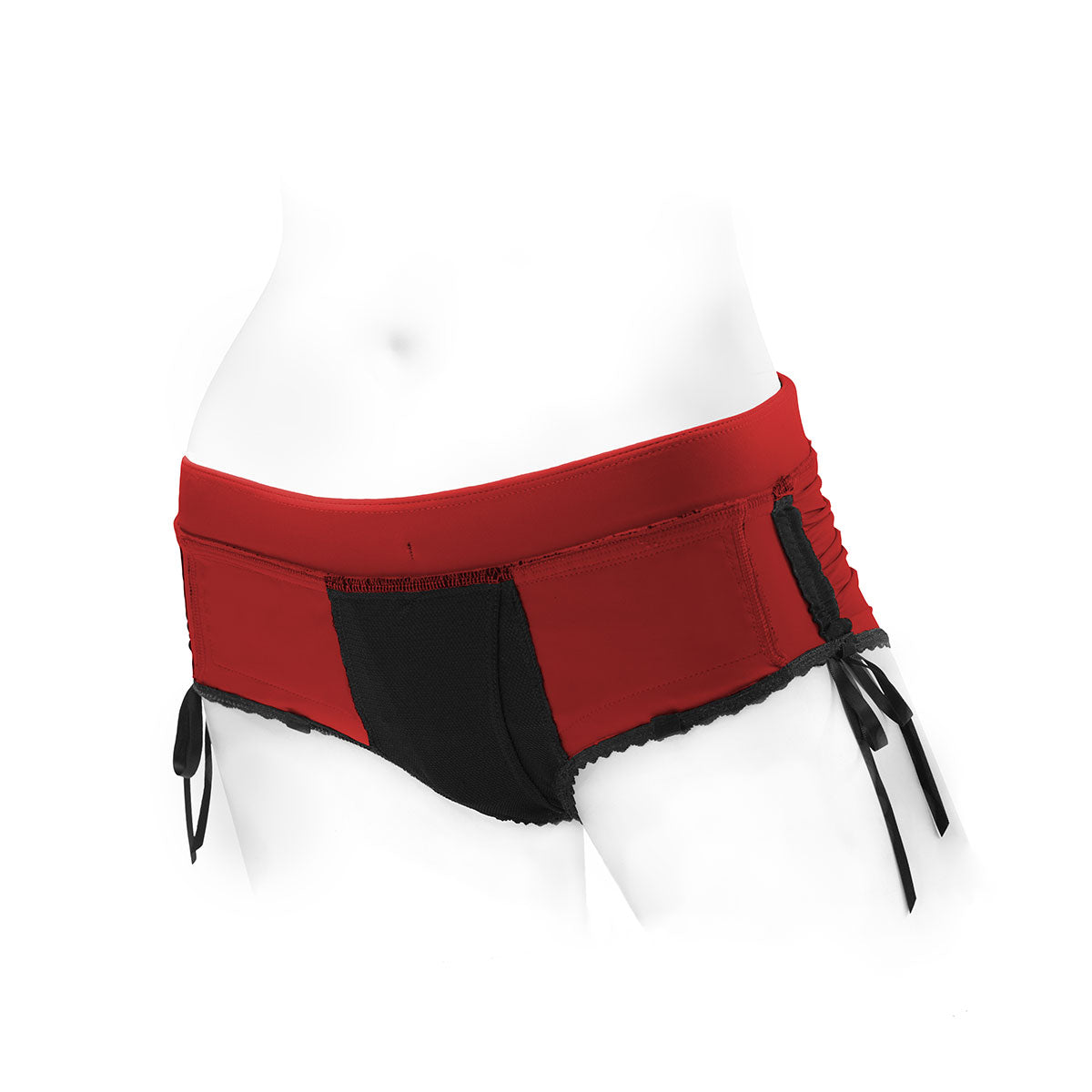 Spareparts Sasha Harness Nylon - Red/Black-Belle Lacet Lingerie