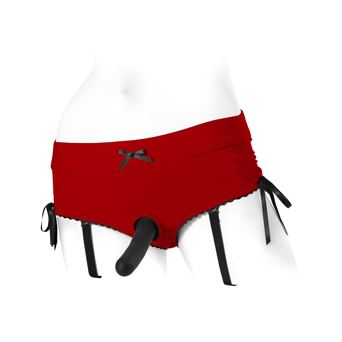 Spareparts Sasha Harness Nylon - Red/Black-Belle Lacet Lingerie