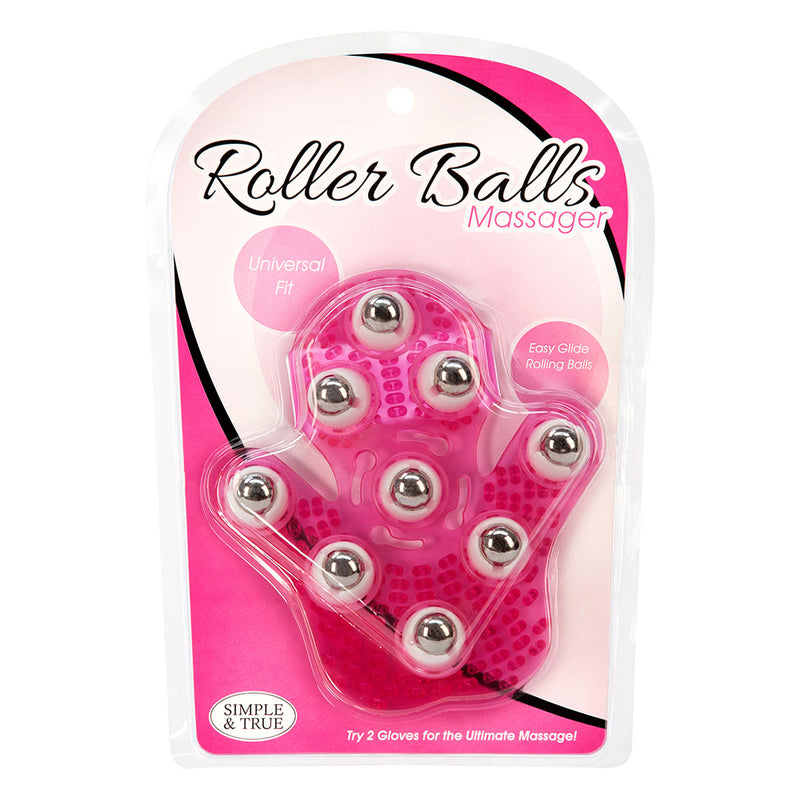 Simple & True Roller Balls Massager - Assorted Colors-Belle Lacet Lingerie