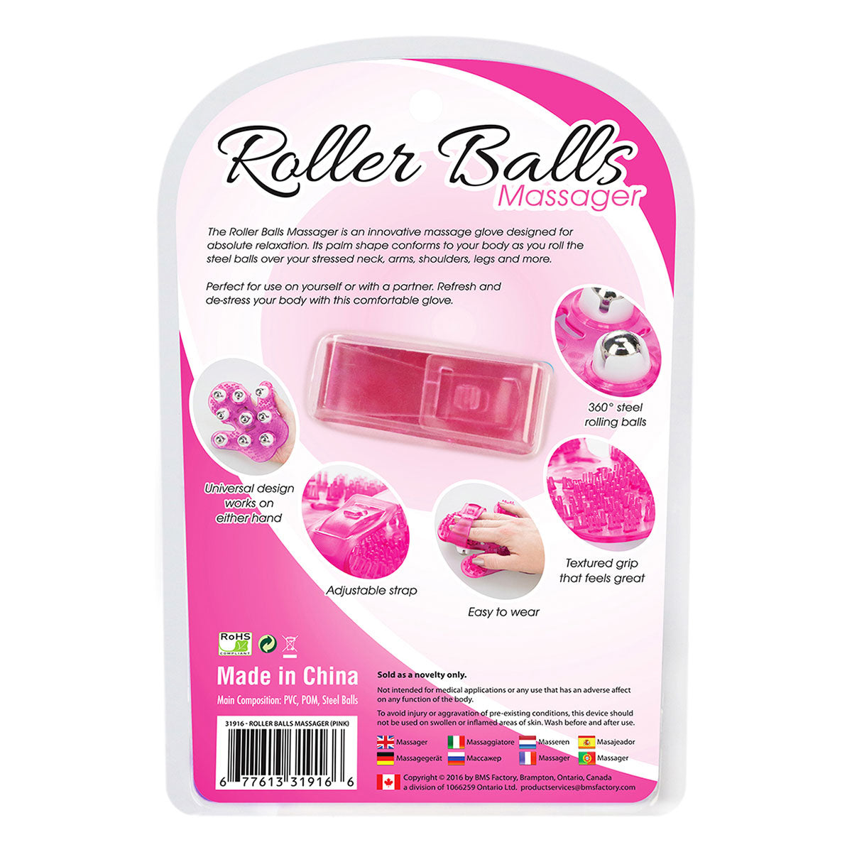 Simple & True Roller Balls Massager - Assorted Colors-Belle Lacet Lingerie