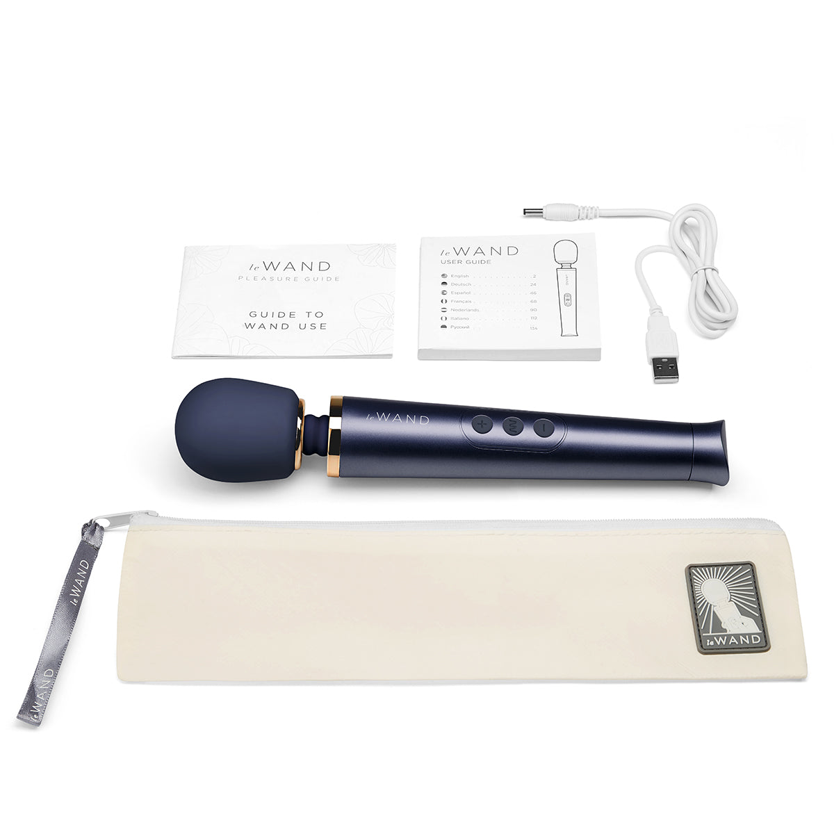 Le Wand Petite Massager - Navy Blue-Belle Lacet Lingerie Le Wand Petite Massager - Navy Blue-Belle Lacet Lingerie
