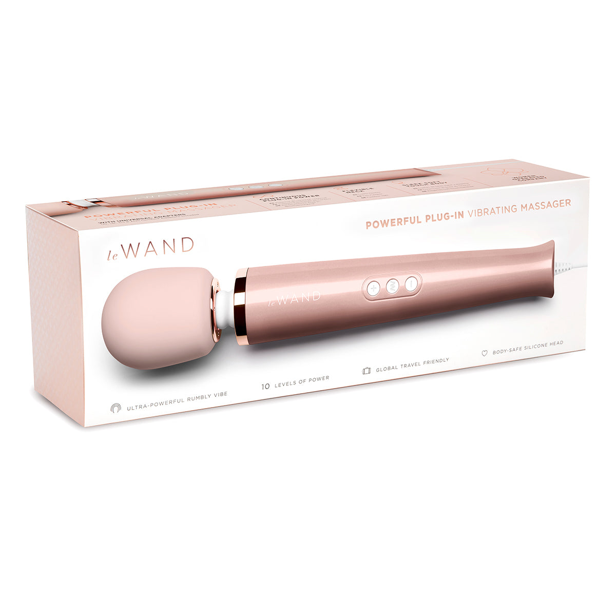 Le Wand Corded Massager - Rose Gold-Belle Lacet Lingerie Le Wand Corded Massager - Rose Gold-Belle Lacet Lingerie