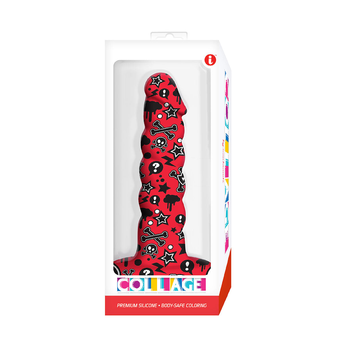 Collage Twisted Silicone Dil - Assorted Colors-Belle Lacet Lingerie